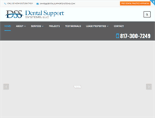 Tablet Screenshot of dentalsupportsystems.com